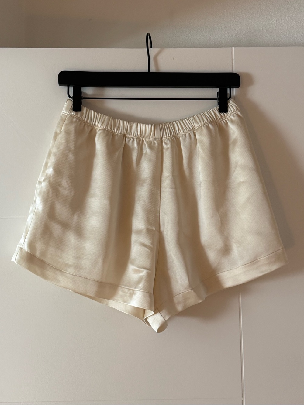 Leset Barb Boxer Shorts in Crème - Picture 6 of 6